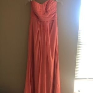 Coral Pink Chiffon Dress!